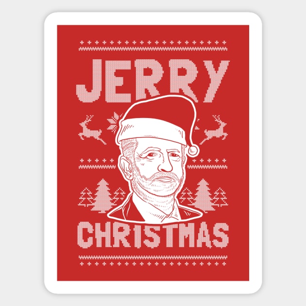 Jerry Christmas Sticker by dumbshirts